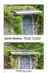 The Earth Shelter Root Cellar was a trial to see how exactly to build into a hillside, and the cordwood walls and living roof were also experimental; the lessons learned...
