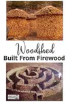 Yes, a Wood Shed Built from Firewood is totally doable; in fact, many places around the globe use this method...