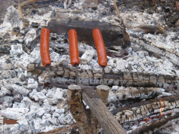 Hot Dogs on a Pitchfork