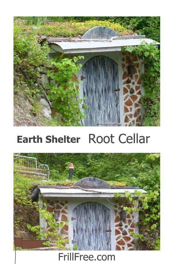 Earth Shelter Root Cellar