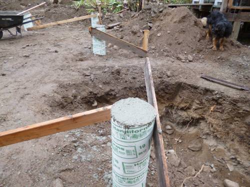 The corner footing made us very nervous...