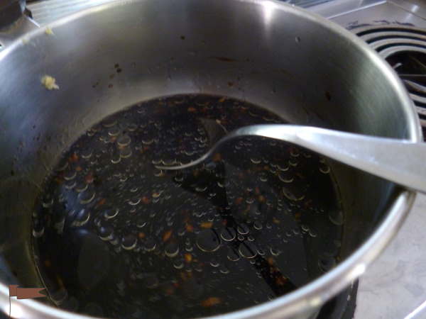 Boil, then reduce to a simmer for 4 minutes