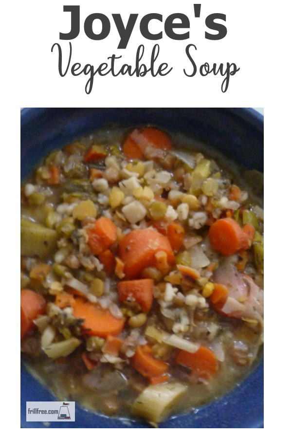 Joyces Vegetable Soup - thick and nourishing...