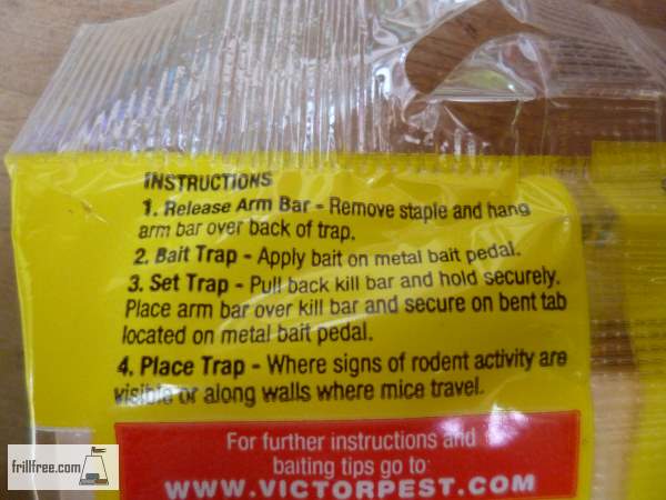 Mouse Trap Instructions