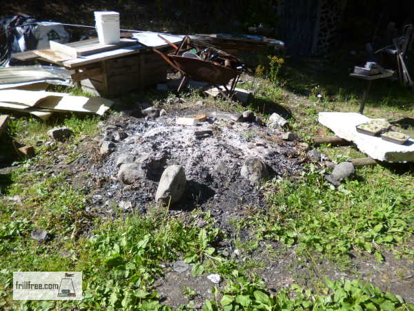 It's about time to renovate this fire pit...