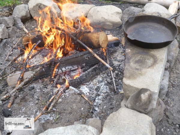 Get that fire going - you need coals!
