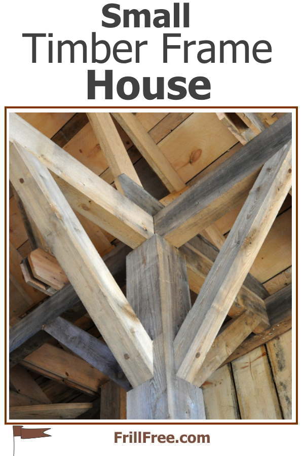 The Small Timber Frame House is the most sustainable type of building; tiny houses built with poles or timbers...