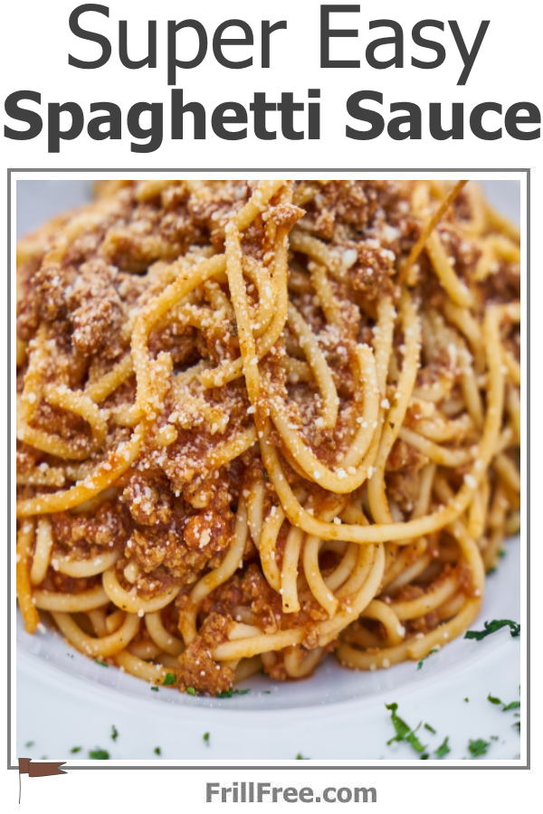 Super Easy Spaghetti Sauce