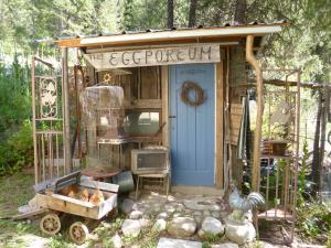 The Eggporeum - eclectic chicken house turned museum...