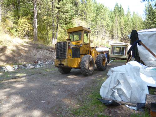 Time to call in reinforcements - the big wheel loader