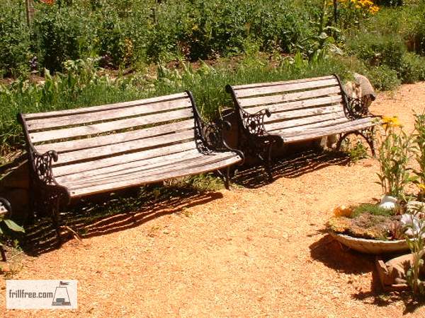 Wood Chips from a Sawmill used as pathway mulch