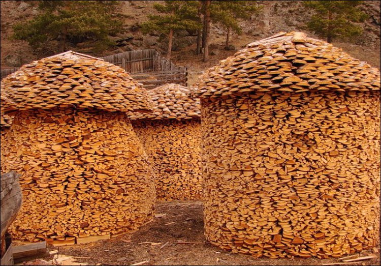 If you have lots of wood, make several domes...