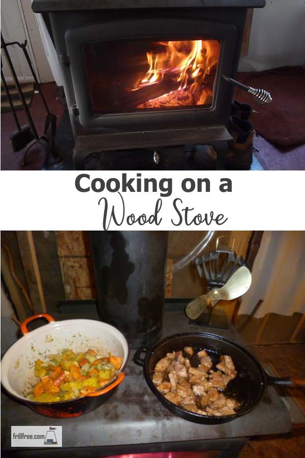 Why not use the heat from the wood stove to cook your meals?