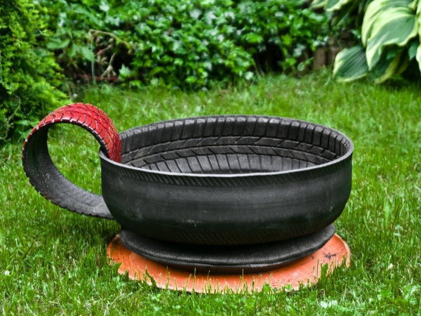 Frugal Gardening - salvage tires to plant with vegetables