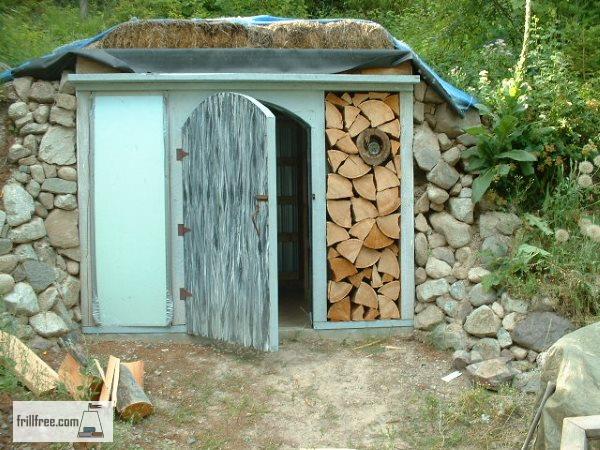 Just a test; the cordwood will look spectacular!