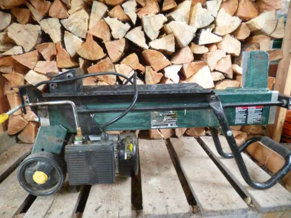 Log Splitter - it saves a lot of wear and tear...