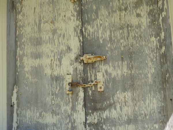 Find unique and unusual closures for ordinary plywood doors to add that distinctive difference