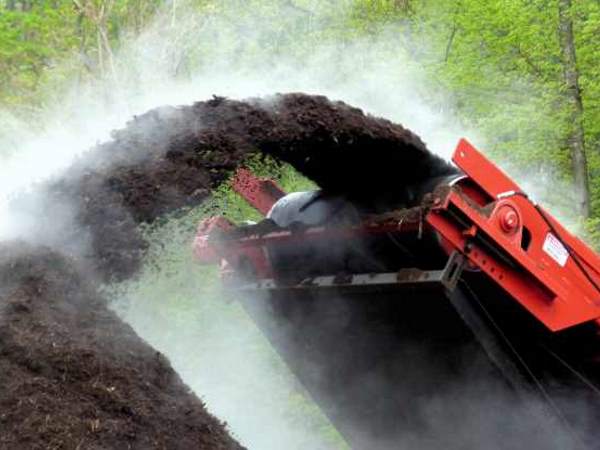 Overheated mulch