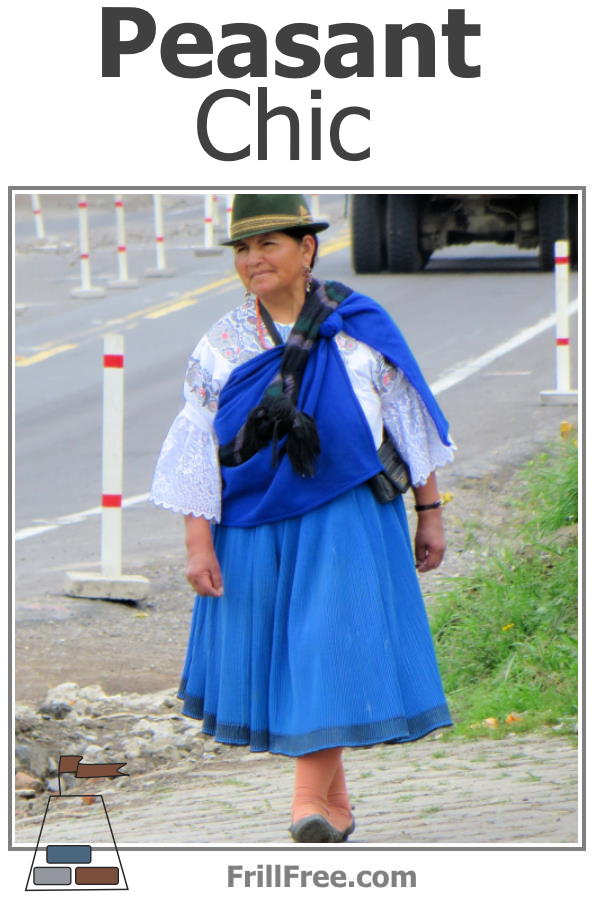 Peasant Chic - or, clothing for country or gardening wear...