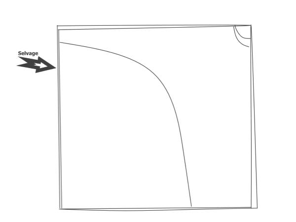 How to fold and cut your seamless dolman top