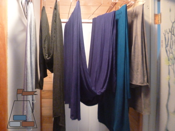 Bamboo Cotton Jersey, hanging to dry