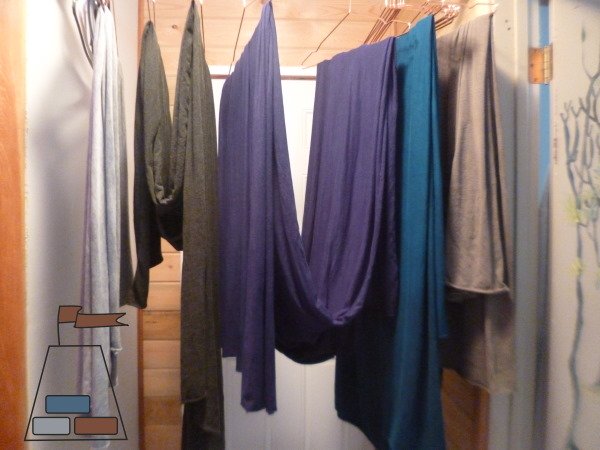 Bamboo Cotton Jersey, hanging to dry