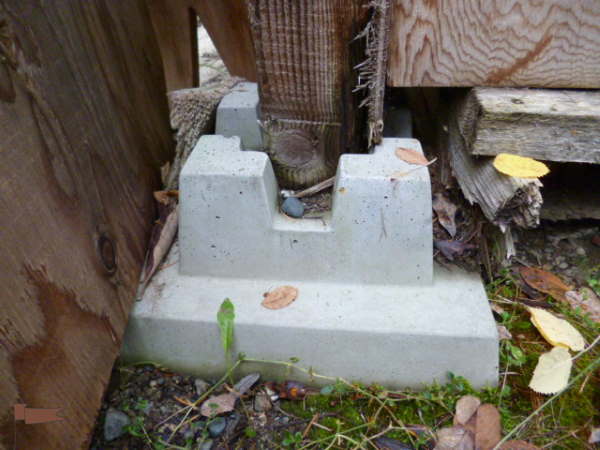 Shed Pier Foundation block